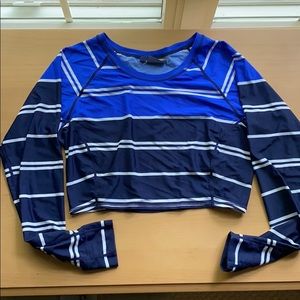 NWOT Athleta Crop Top Surf Shirt